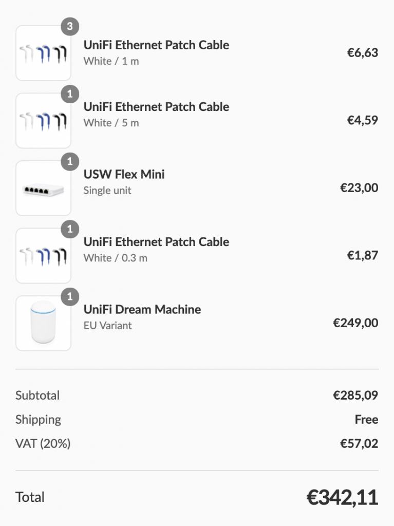 Commande UniFi